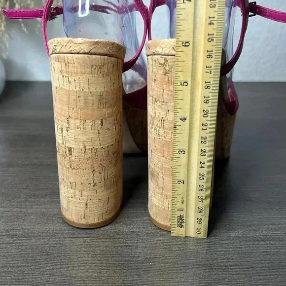 Schutz Glayce Leather Platform Sandals - Picture 5 of 12